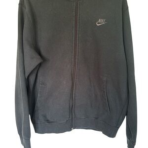 Mens Nike Jacket Black Cotton